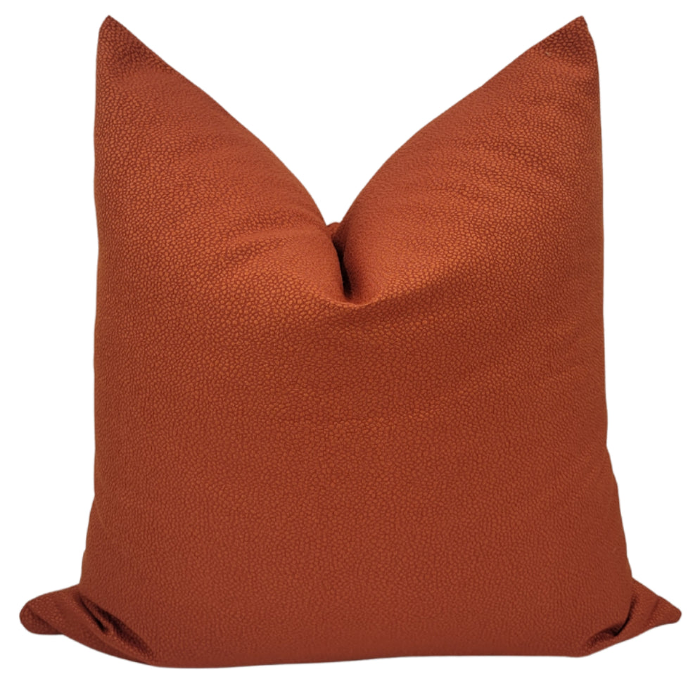 Burnt Orange Pillow Insert Covers